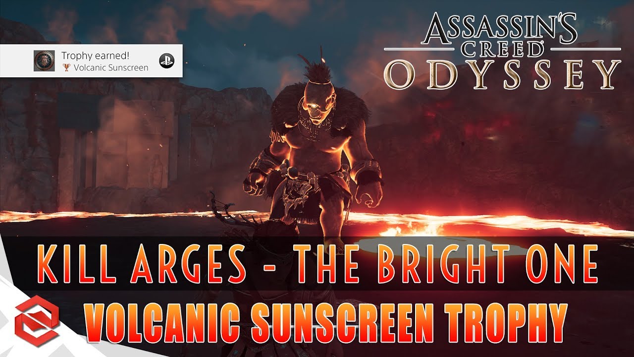 Assassin's Creed Odyssey : Arges -  The Bright One : Volcanic Sunscreen Trophy [PS4 Pro]