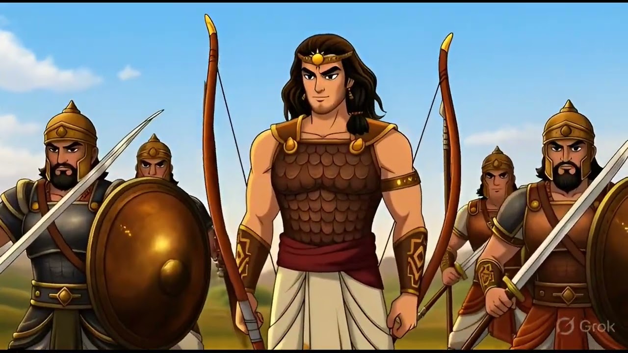 FIRST WAR OF ANCIENT TIMES - THE DASHRAJ YUDH #history #animation #indianhistory 