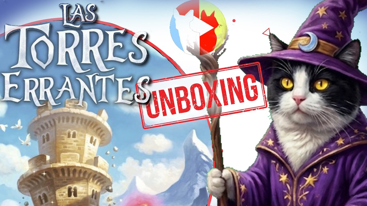 Las Torres Errantes - UNBOXING - Abrimos la caja - Juego de Mesa de @PresentIsFutureGames