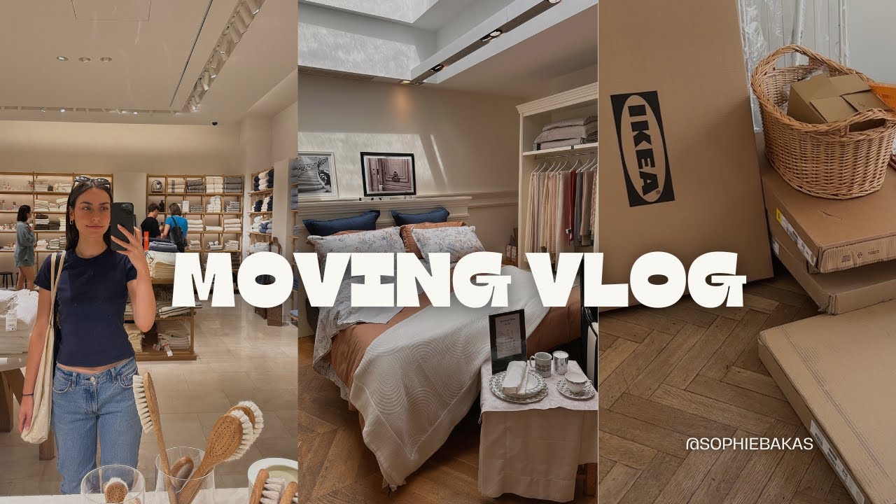 Moving vlog - part 2 🛍️ 🛏️