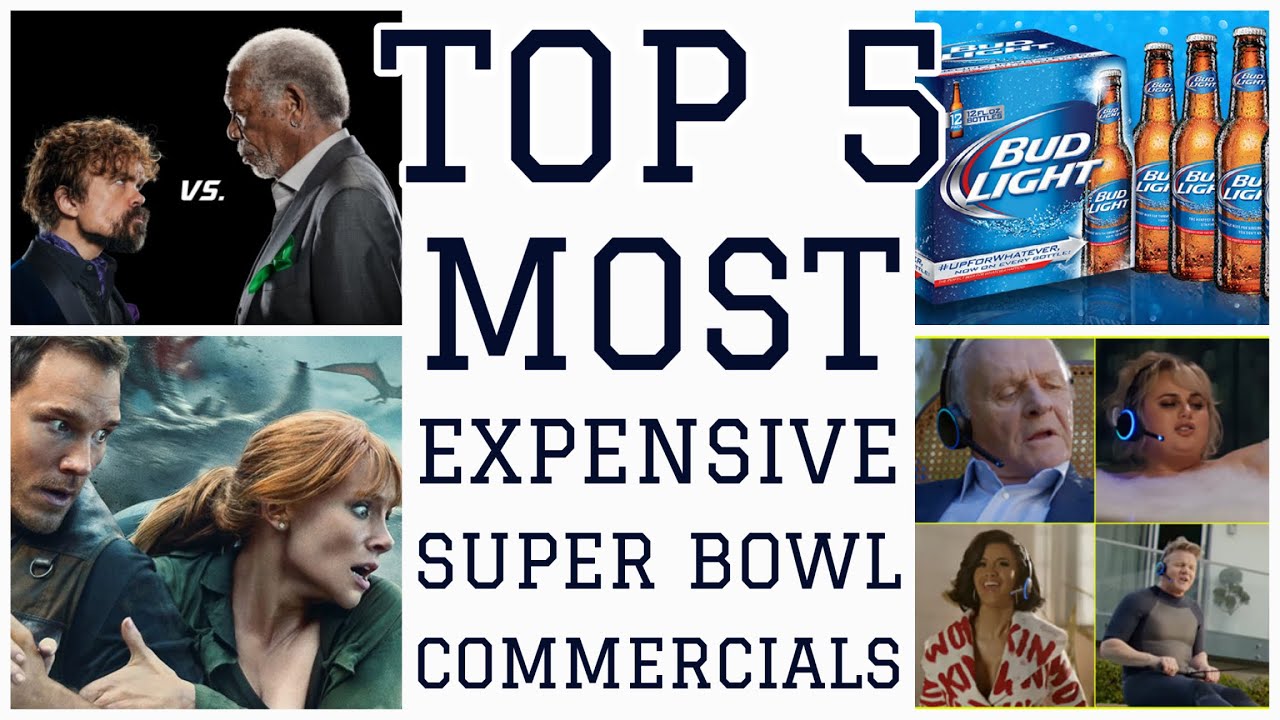 Top 5 Most Expensive Super Bowl Commercial Ads