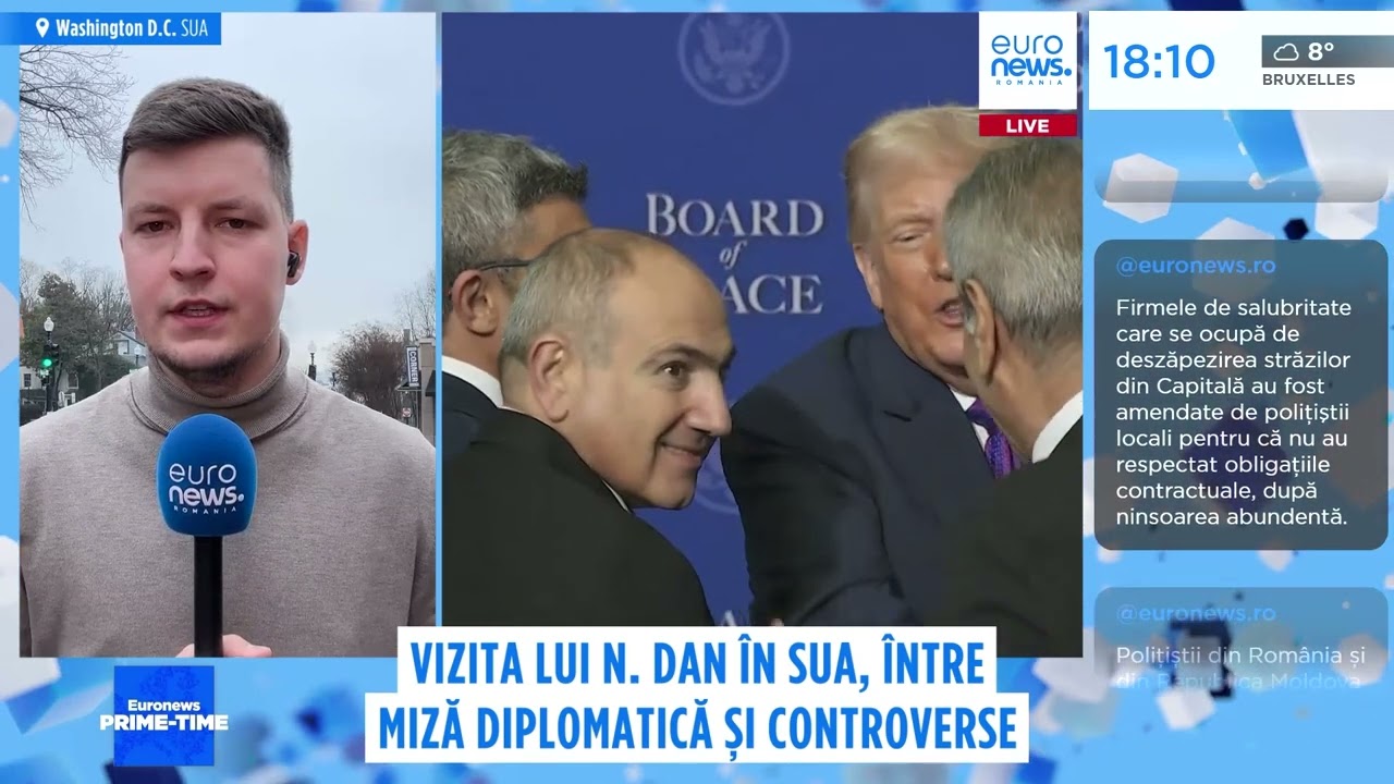 Consiliul Păcii de la Washington: ce speră să obțină Nicușor Dan de la Trump