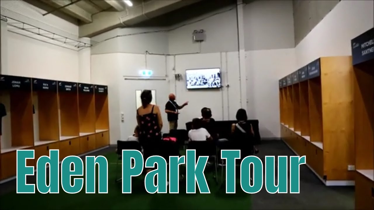 All blacks changing room, Eden park stadium tour