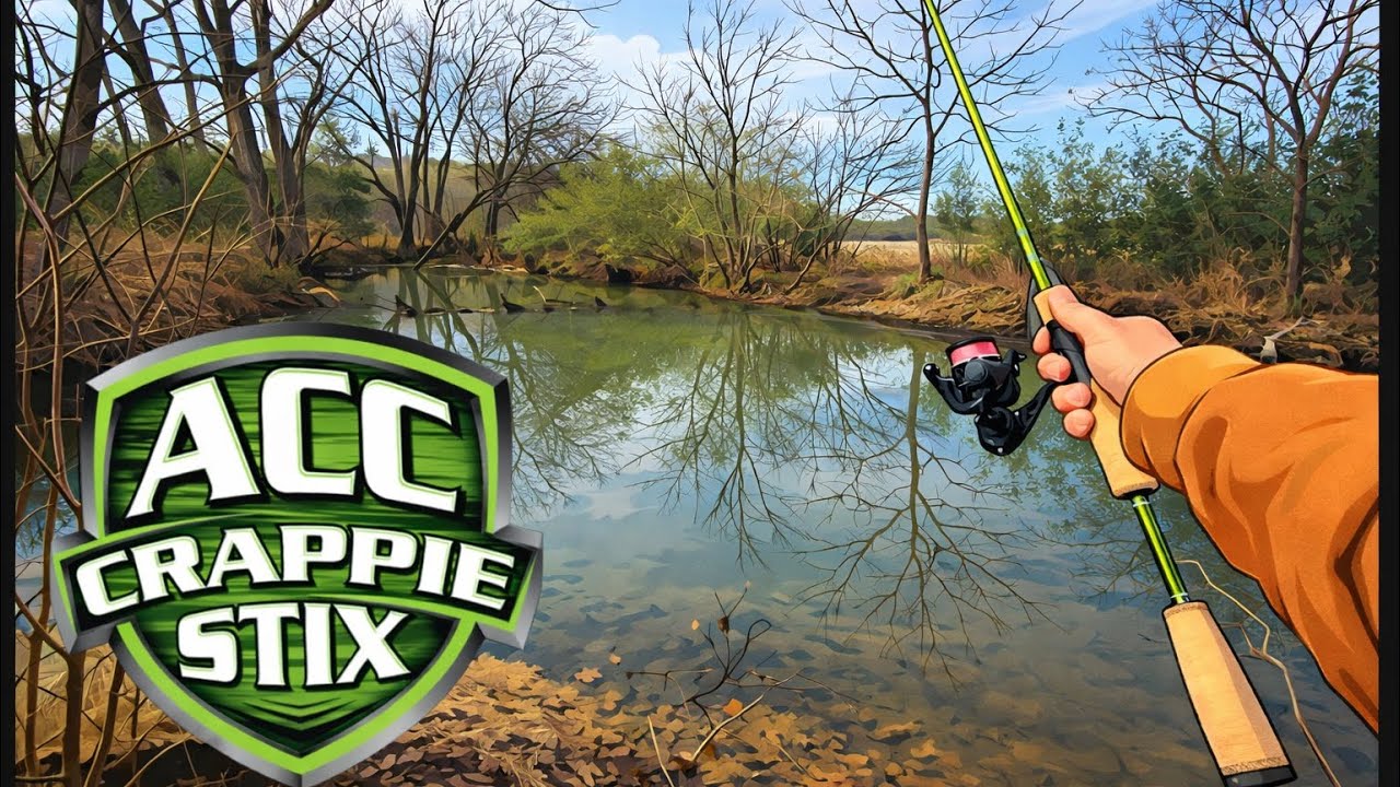 Первые впечатления от удилища ACC Crappie Sticks для ловли форели и мелкой рыбы.
