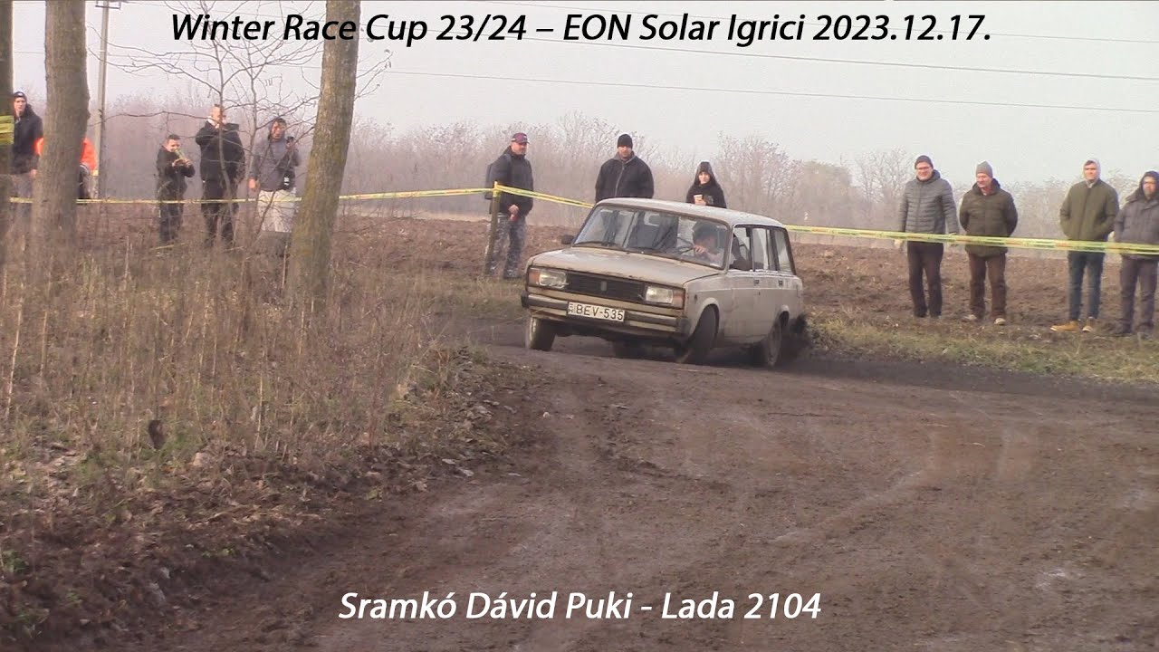 Sramkó Dávid Puki - Lada 2104 Winter Race Cup 23/24 – EON Solar Igrici 2023.12.17.