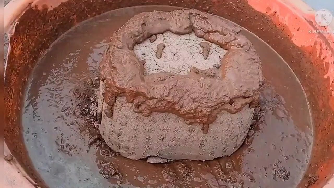 Crunchy red dirt Compliation | yummy paste play 😋| satisfying and relaxing 🎉