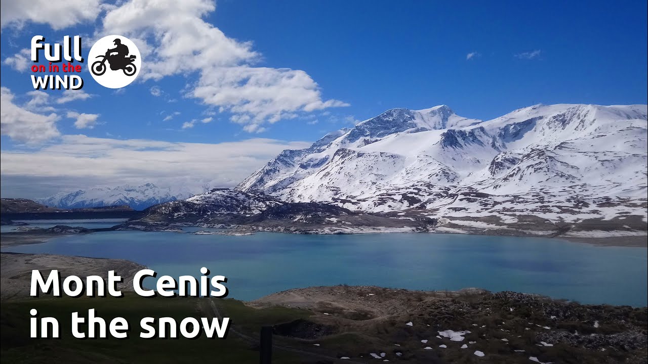 Motorcycle Touring: Mont Cenis in the snow (R1200GS)