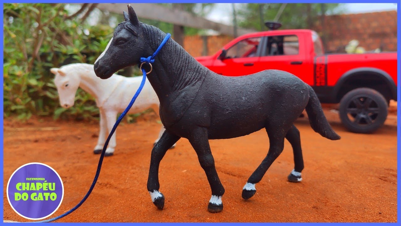 Fazenda de Brinquedo INCRÍVEL Domando O Indomável Cavalo Picaço