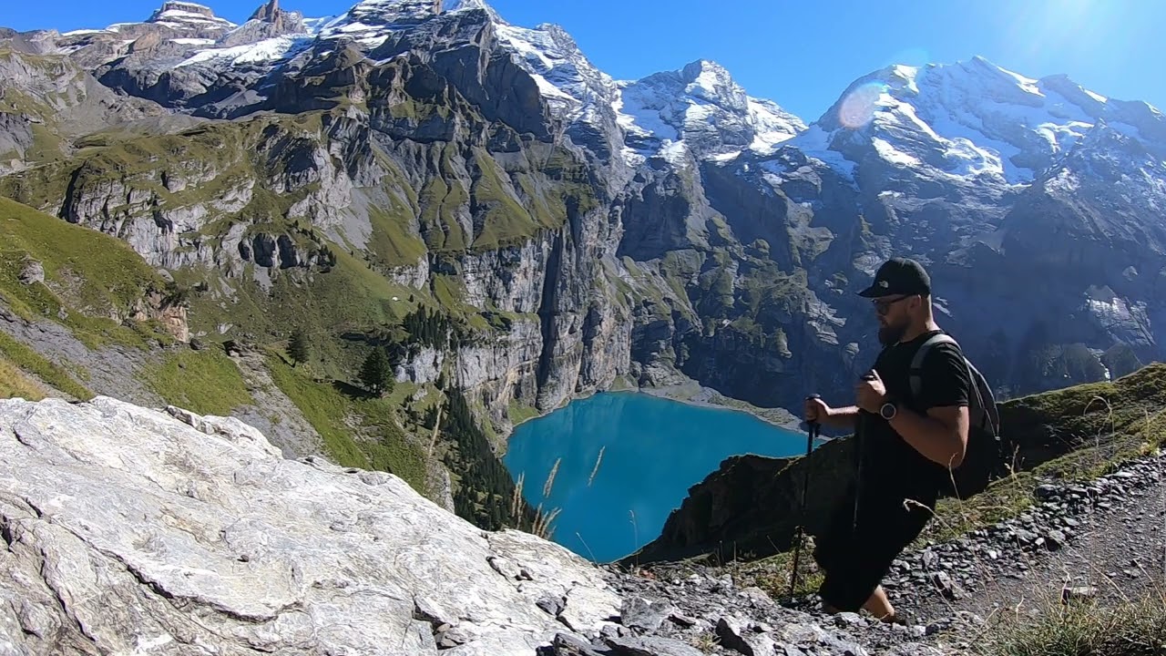 Oeschinensee – Šveices kalnu ezers, kuru jāredz visiem!