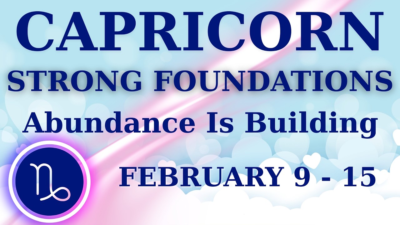 CAPRICORN ♑️ | Weekly Tarot Reading ✨ Abundance, Stability & Forward Momentum | Feb 9–15, 2026🙏