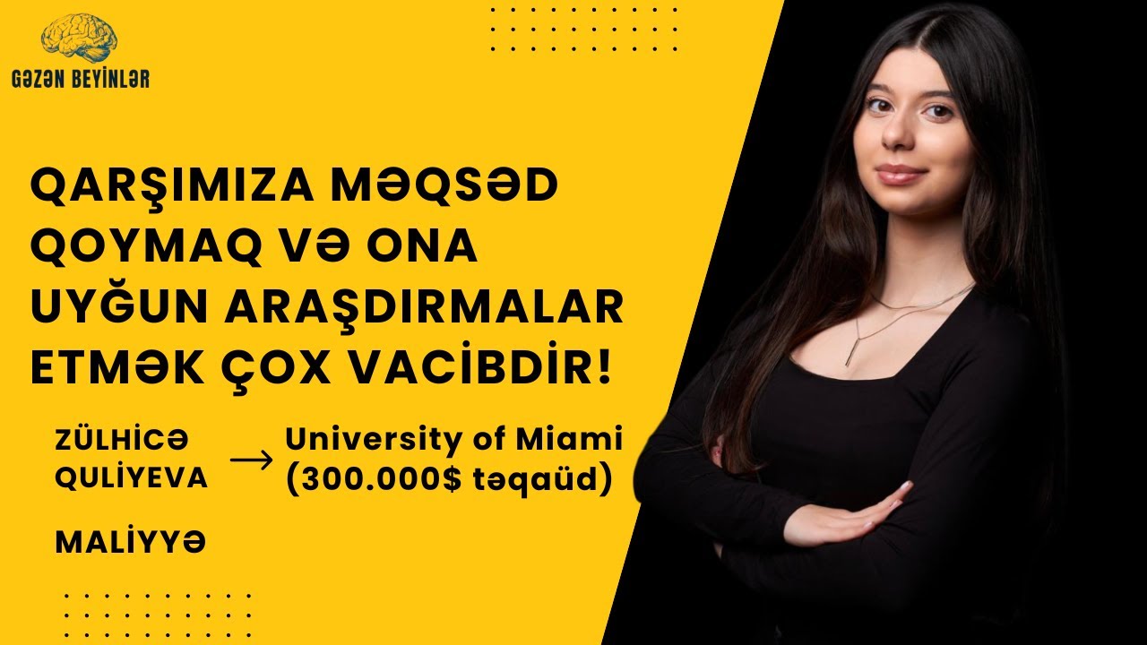 Zülhicə Quliyeva| 8. bölüm |University of Miami| 300.000$ TƏQAÜD| Maliyyə