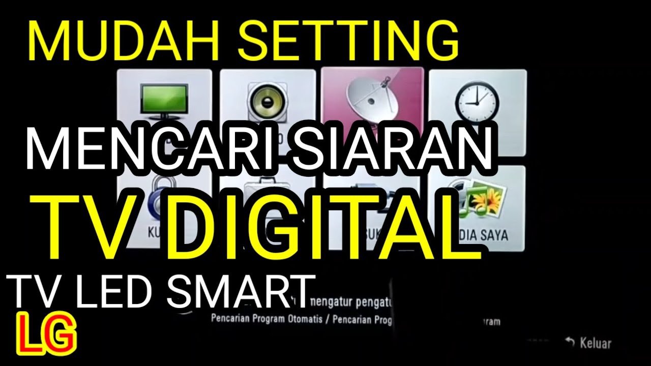 Cara Kilat ⚡ Setting Siaran TV DIGITAL di TV LG Tanpa STB | Mudah & Cepat 2025