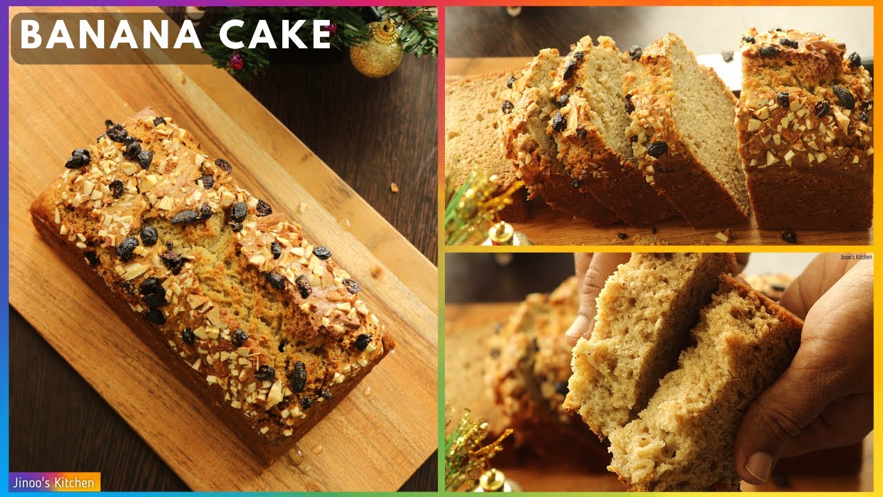 Banana cake recipe | How to make easy soft and moist Banana cake with egg