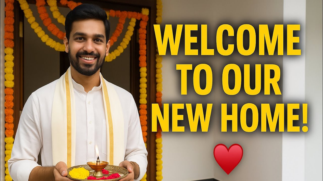 Our Dream Home Unveiled! ✨ Emotional Indian Housewarming Ceremony
