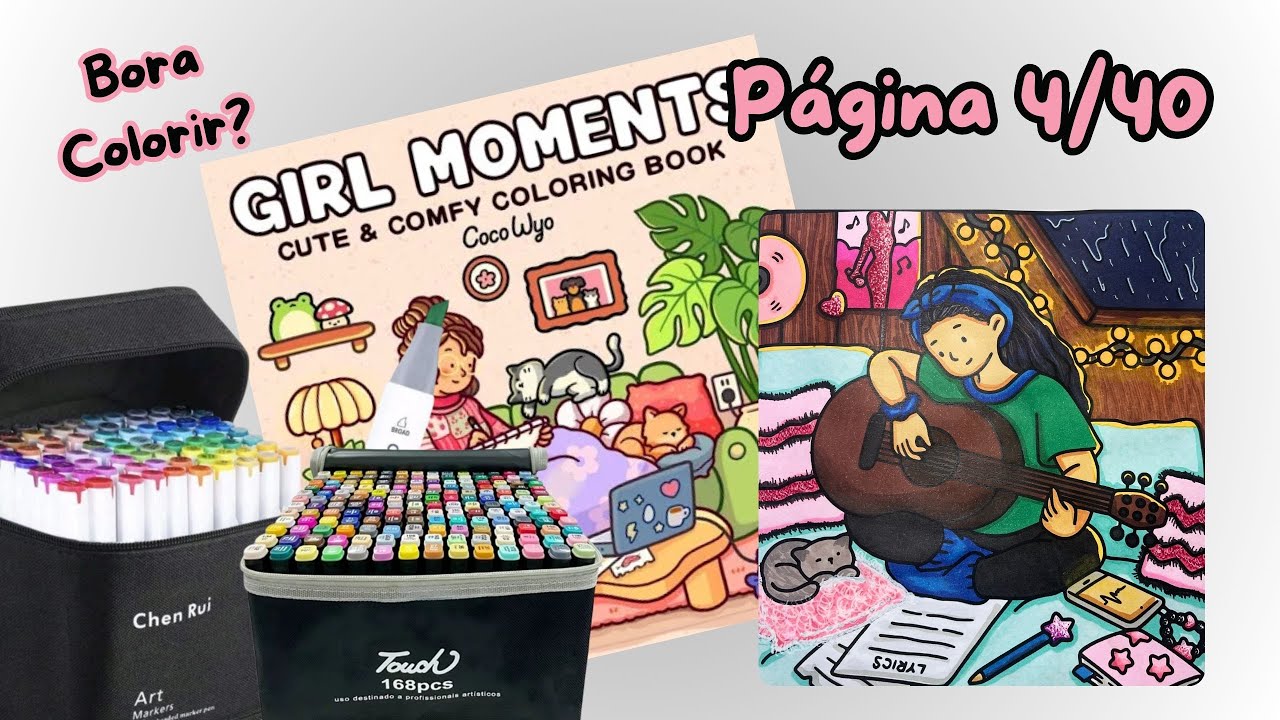 Girl Moments - Página 4-40 - Com marcador Chen Rui e Touch  - Tocando Violão