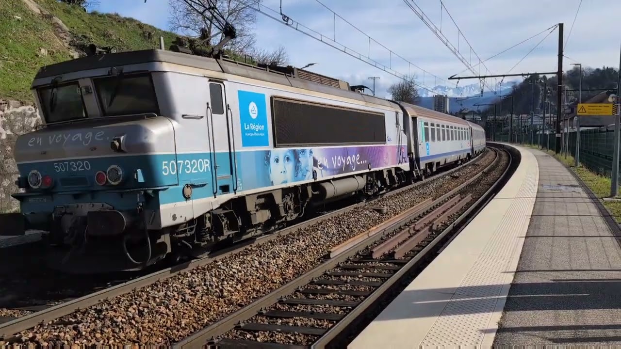 TER gare de Montmélian en Savoie.