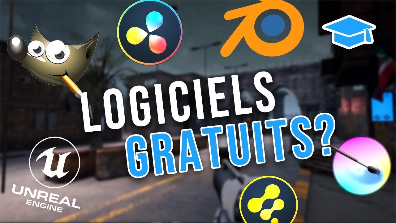Les logiciels GRATUITS 💙  Commencer la 3D , le dessin, le montage, le jeux vidéo etc