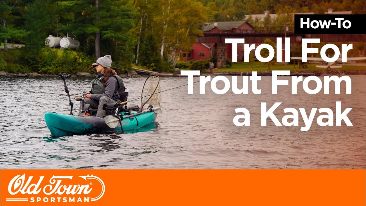 How To Troll For Trout From a Kayak!