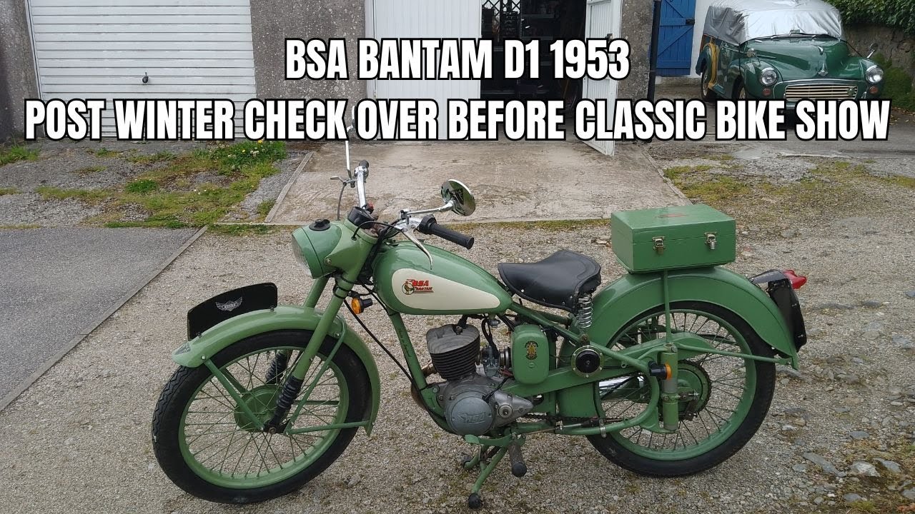 BSA Bantam D1 1953 Post winter check June 2025
