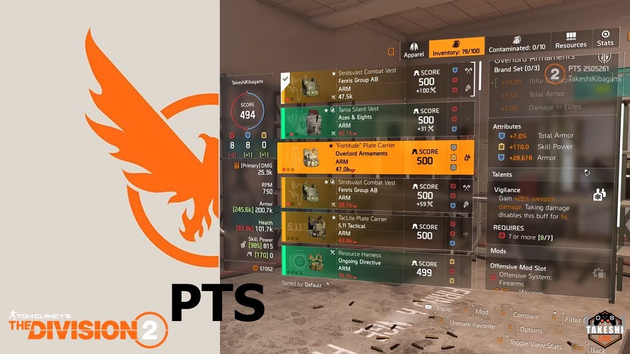PTS TU6 Part 1:สามTalentใหม่ Vigilance,Concussion,และ Spark ใน Takeshi Special Report