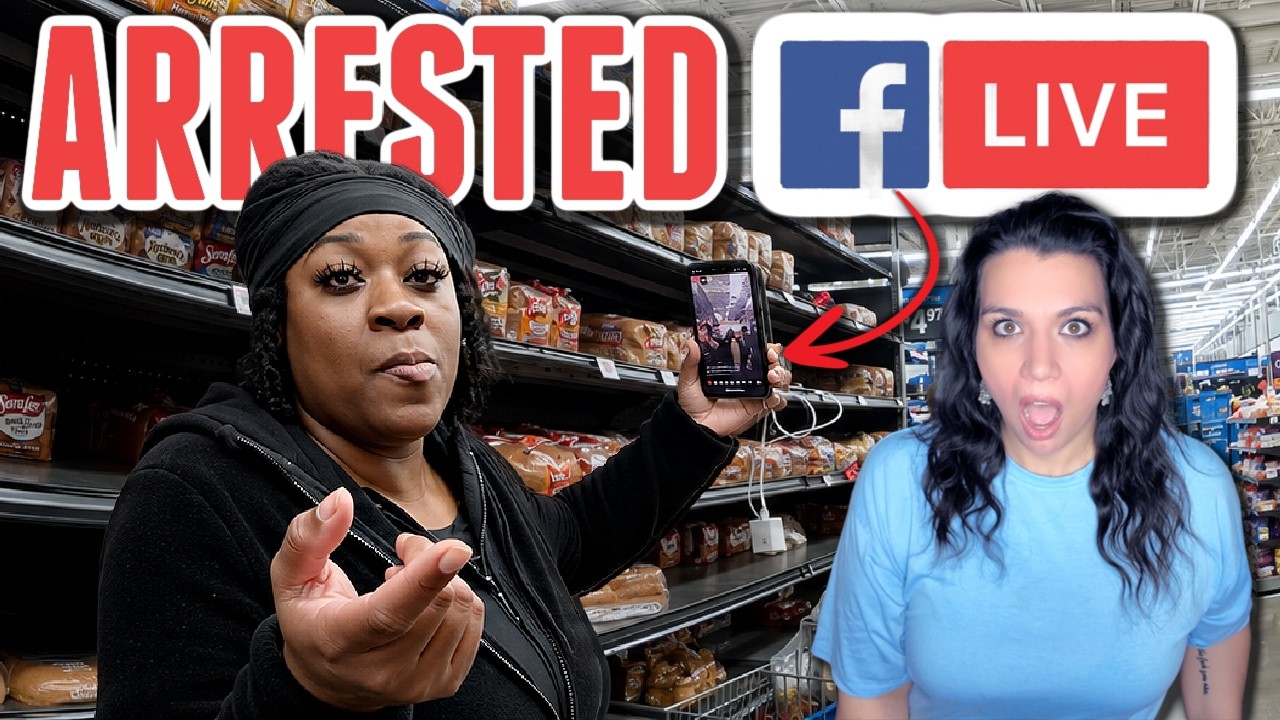 Она думала, что Facebook Live поможет ей избежать ареста... | Нагрудная камера