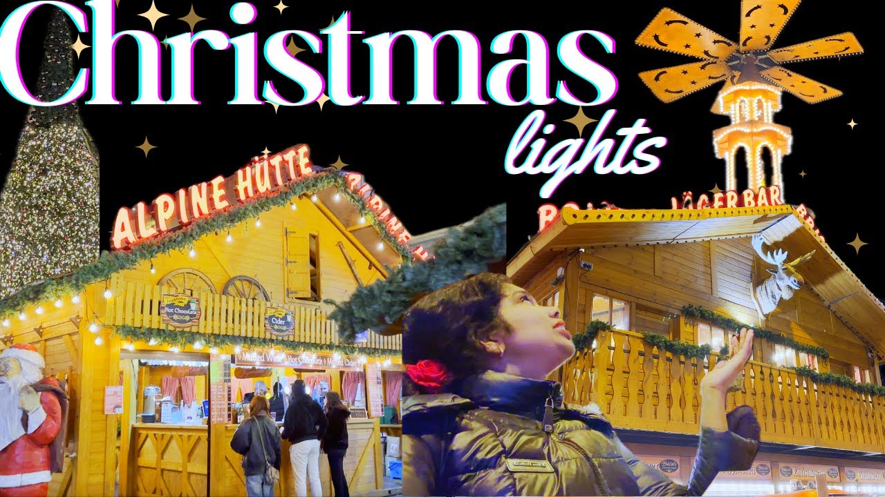 Christmas Lights & Street Food in Bristol | Exploring City Center & Taste of Kerala