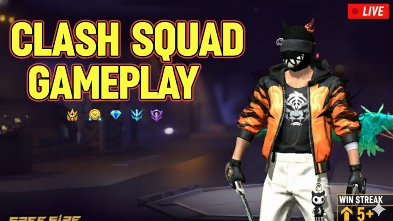 CLASH SQUAD RANKED GAMEPLAY LIVE