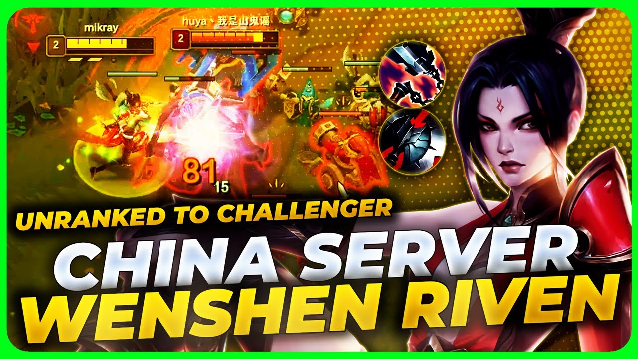 Wenshen Riven vs Mordekaiser China Server Diamond Elo