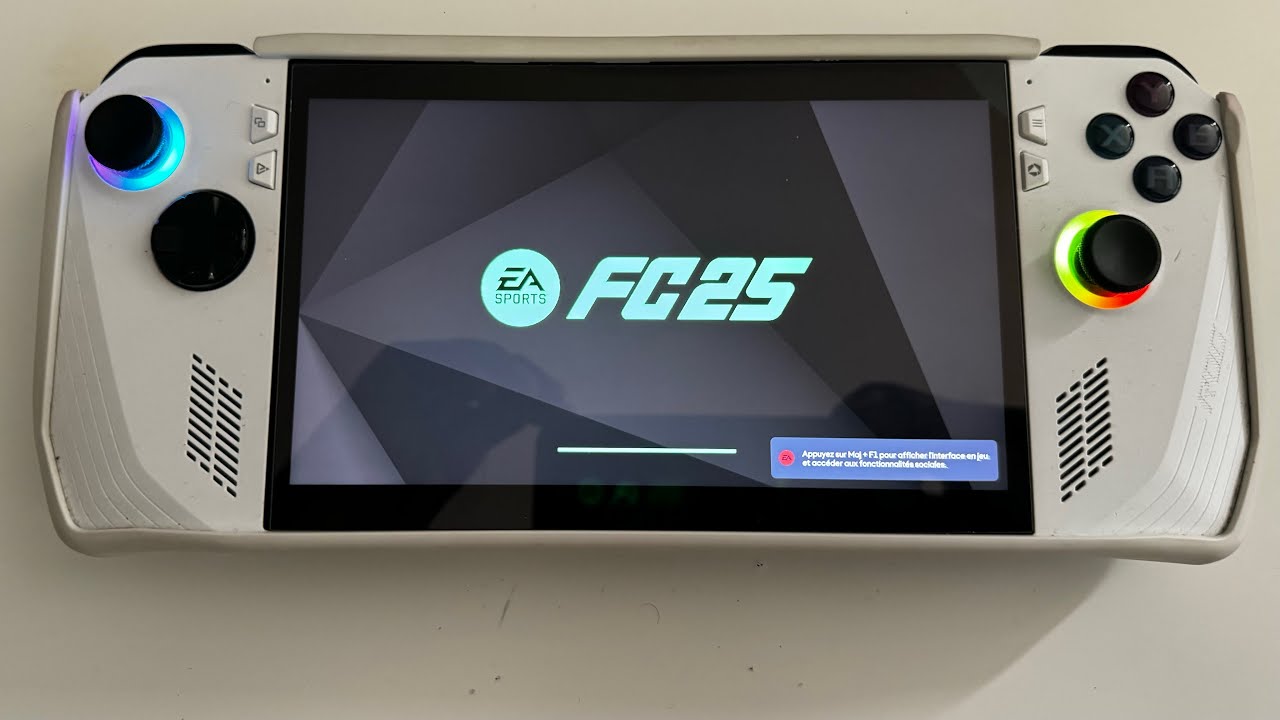 EA SPORTS FC 25 ! EN DÉMONSTRATION SUR ASUS ROG ALLY en 1080p/900p/720p !!!