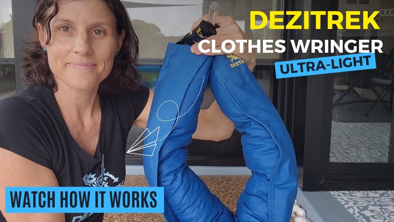 How to use the Dezitrek Ultra-Light Clothes Wringer