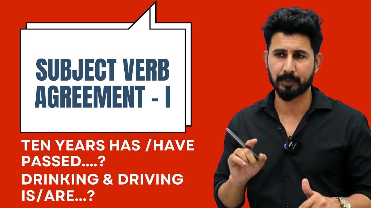 SUBJECT - VERB AGREEMENT - PART-I - MDCAT, NUMS 2025.