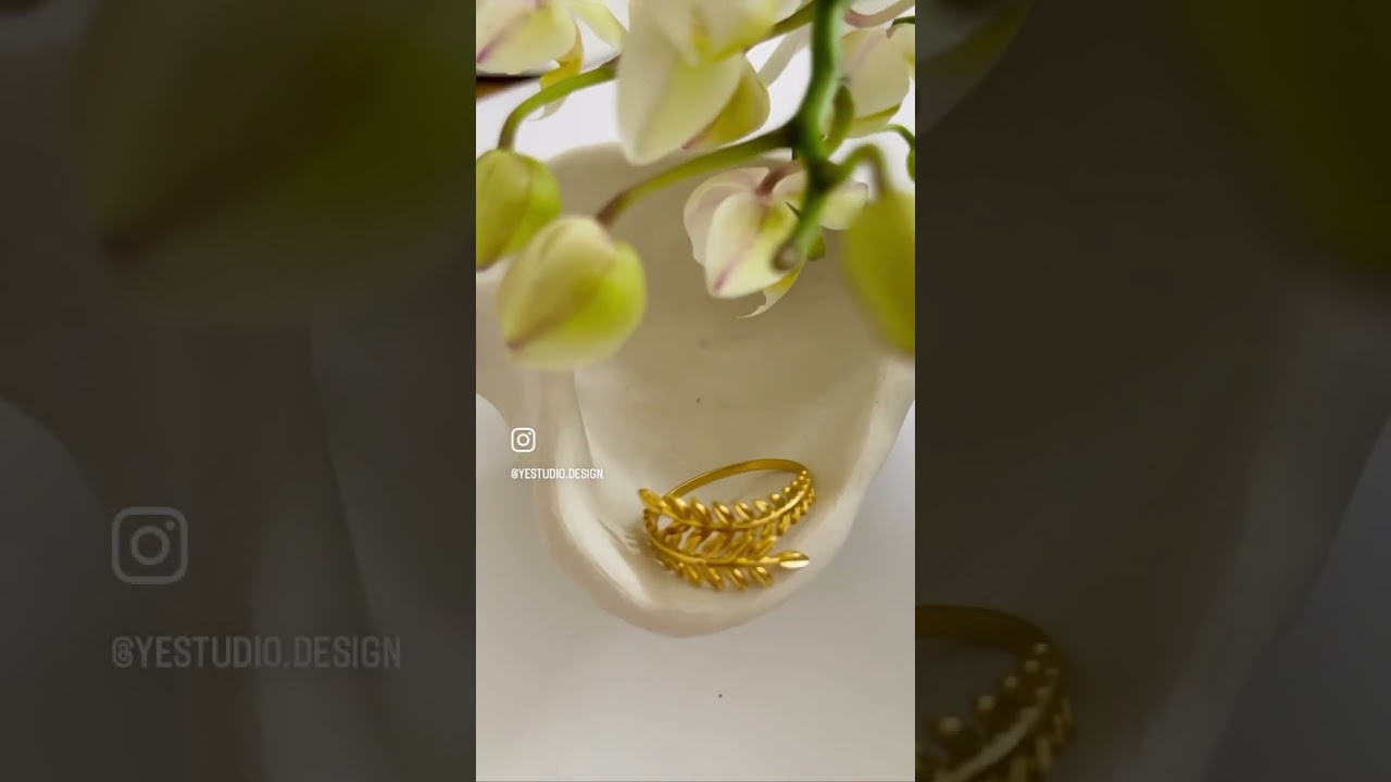 Handmade Designer Jewelry 🤍 Bali shell earrings ✨ Olive wreath ring ✨