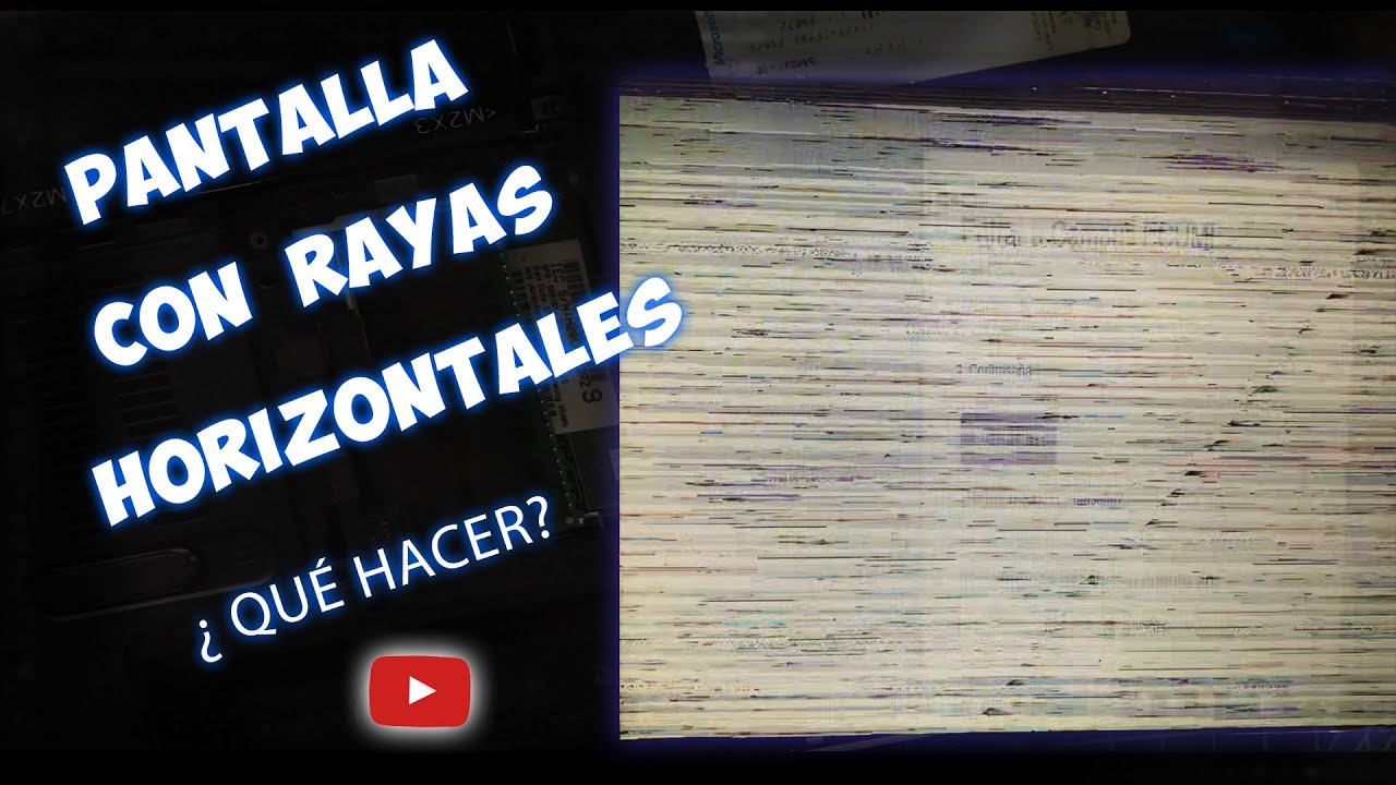 Hp pavilón  rayas horizontales