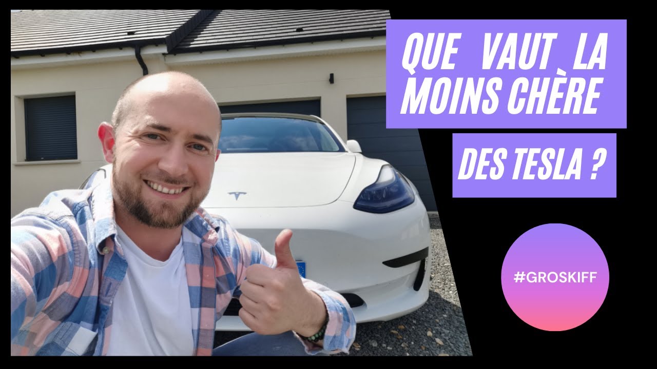 Tesla model 3 SR+ : Comment allier le kiff des voitures et la tech ?! 😍