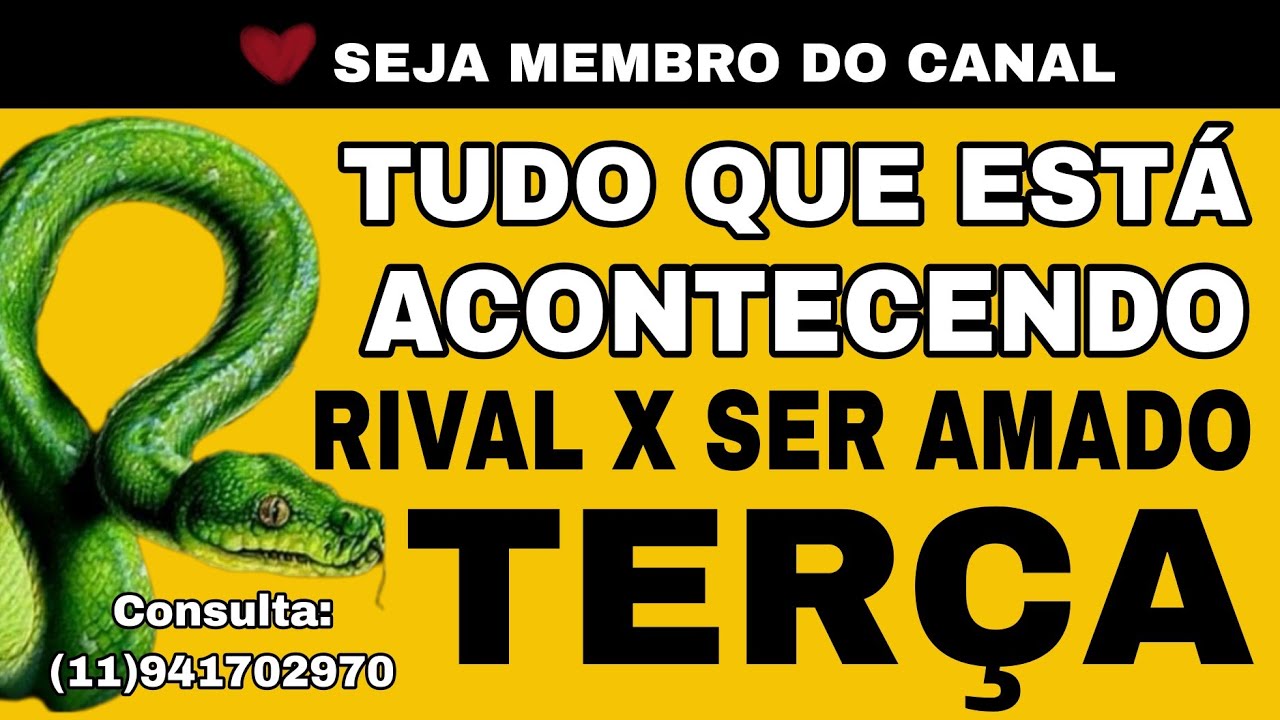 ⛔ Terça Rival Bruxa TUDO QUE ESTÁ ACONTECENDO  PESSOA AMADA E A OUTRA - VOCÊ PRECISA SABER OUTUBRO