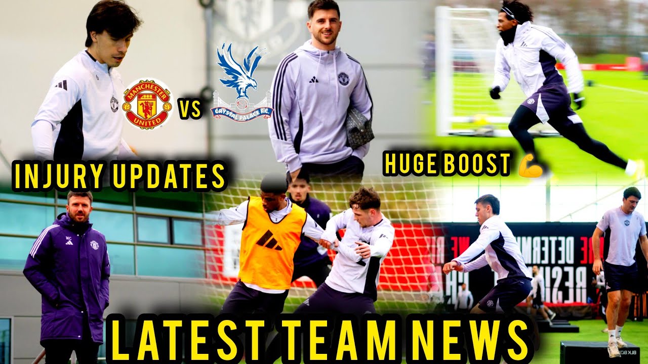 BREAKING 📢LICHA, MOUNT,DELIGT &MORE UNITED INJURY UPDATES AHEAD OF CRYSTAL PALACE  #MANCHESTERUNITED