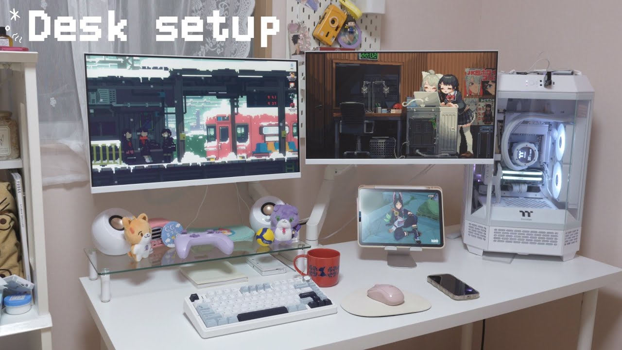 【Desk setup】ゲーミング兼お仕事デスクをアプデする社会人オタクの休日🎮にじさんじ開封📦龍が如く⚔