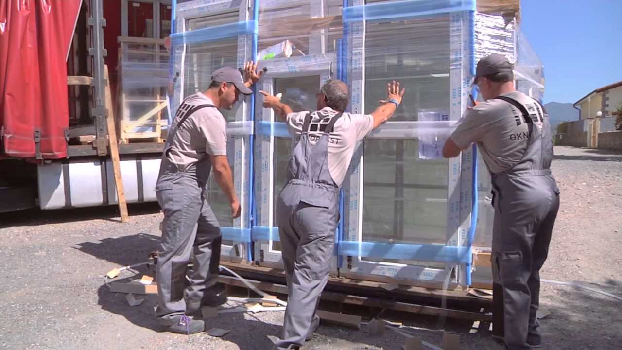 Dostawa okien OKNOPLAST helikopterem