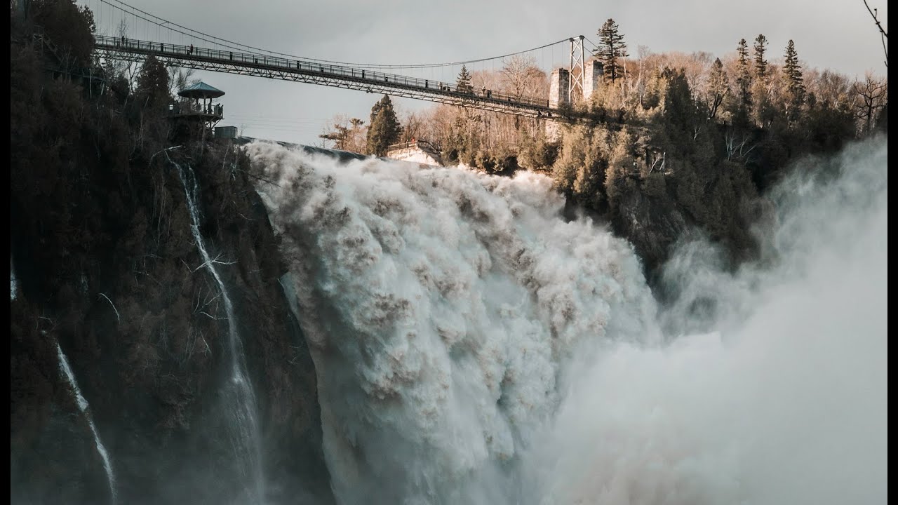 Chute Montmorency de Qu&eacute;bec : son d&eacute;bit a quadrupl&eacute;!