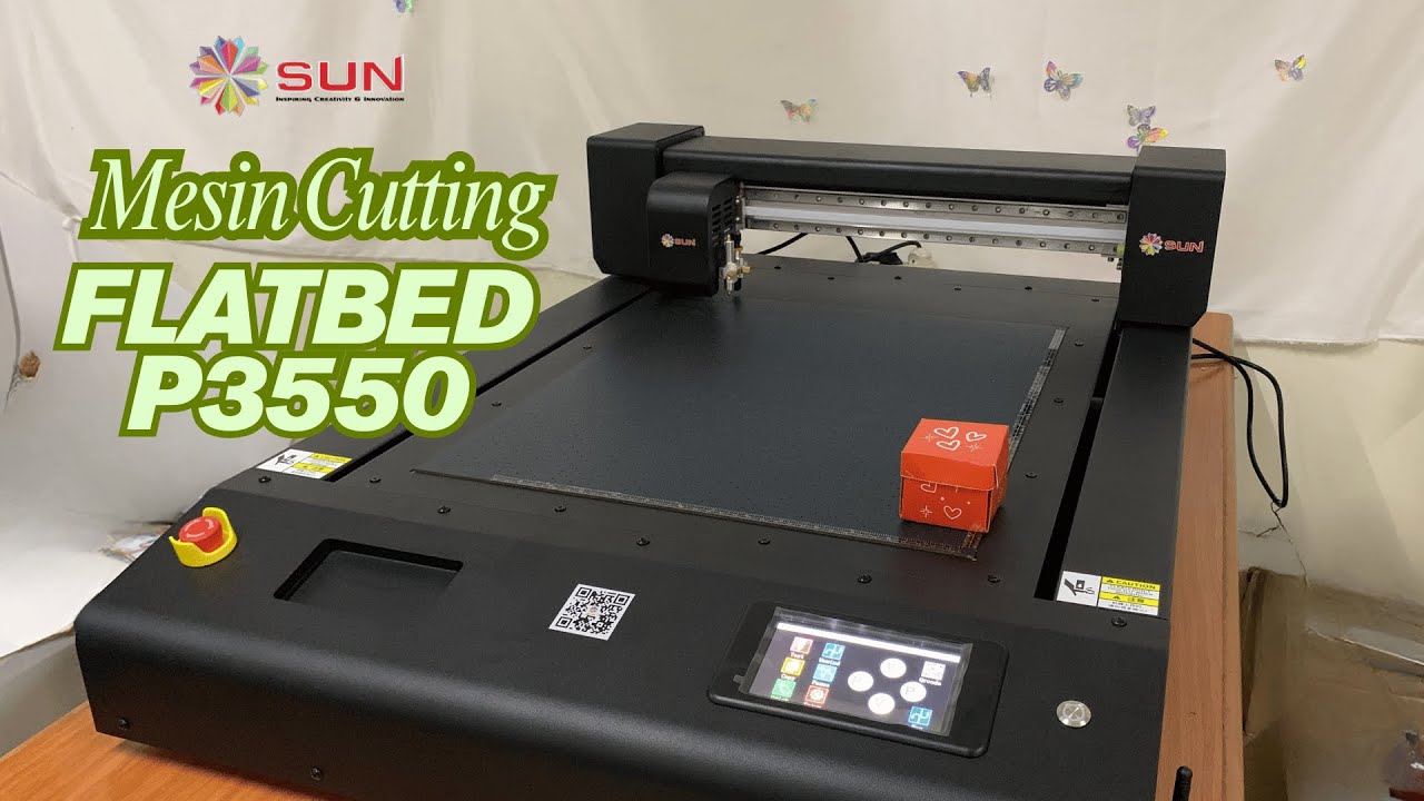 Tutorial Mesin Cutting SUN Flatbed P3550 - QR Code