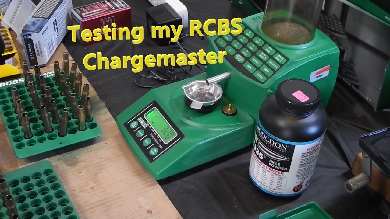 RCBS Chargemaster - протестированы патроны 30-30 для развлекательной стрельбы.