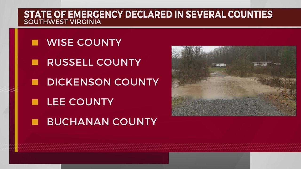 Several SWVA counties under State of Emergency due to flooding