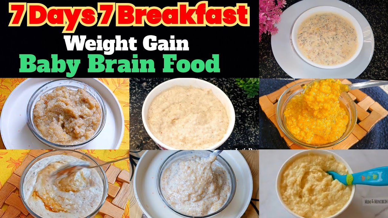 7 Days 7 Breakfast For 1-6 Years Old | Winter Baby Food Recipes | Mum & Munchkin