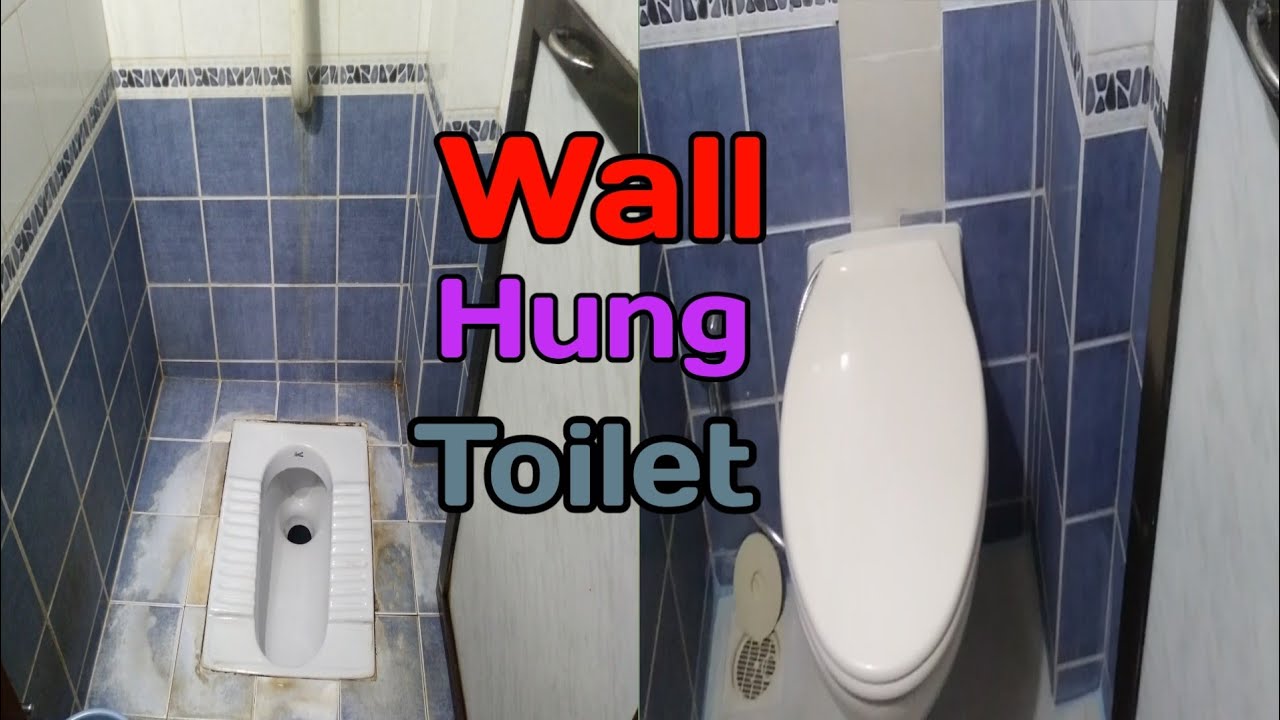 Wall Hung Toilet Fitting In Hindi