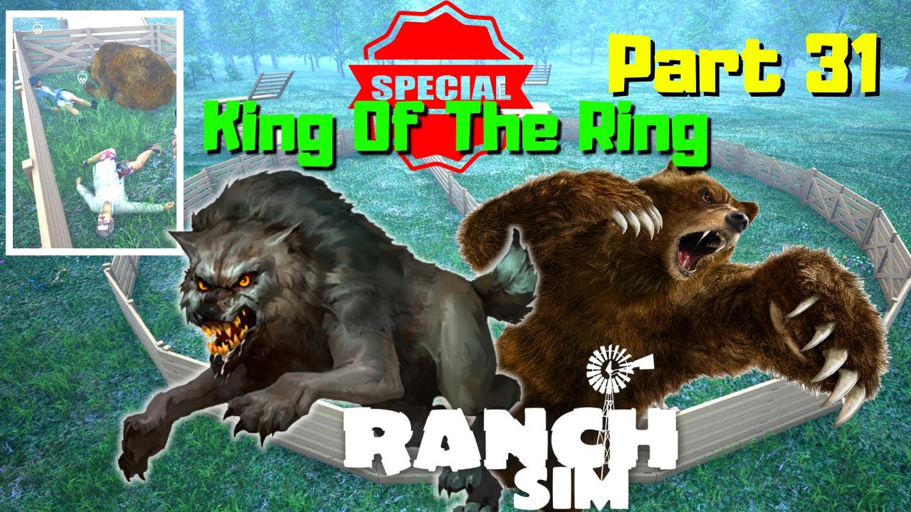 Ranch Simulator| Part 31 | SPL Deadly Fight | Aloo Mota Bhaloo🐻 V/S Wolf 🐺| #Hindi #Ranch #Simulator