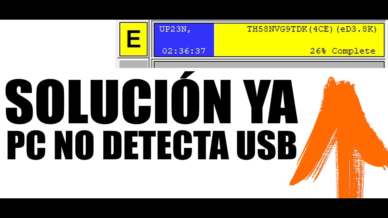 MI PC NO RECONOCE MI USB [SOLUCIÓN AQUÍ Y AHORA]
