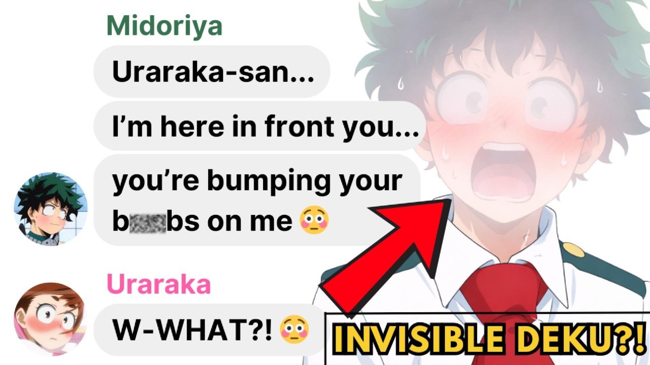 POV: What If Midoriya Becomes Invisible | My Hero Academia IG DM Skit
