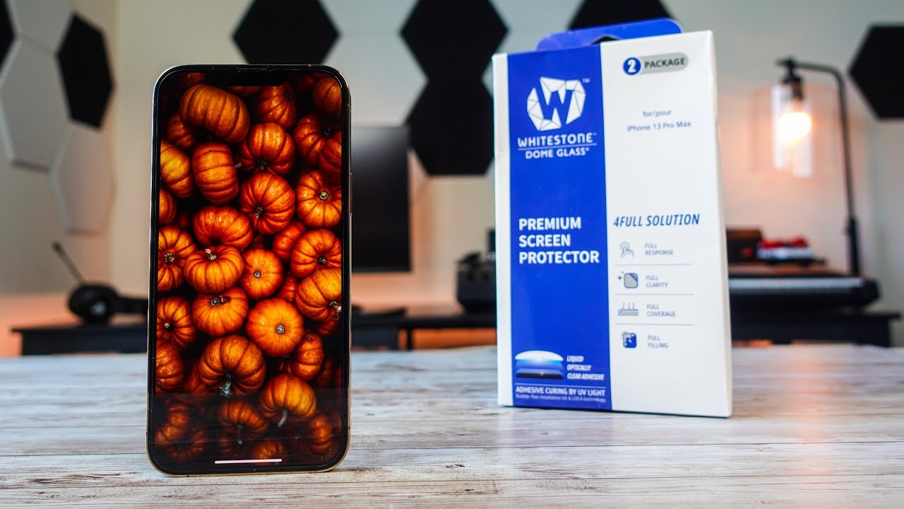 Установка и обзор защитного стекла Whitestone Dome Glass для iPhone 13 Pro Max