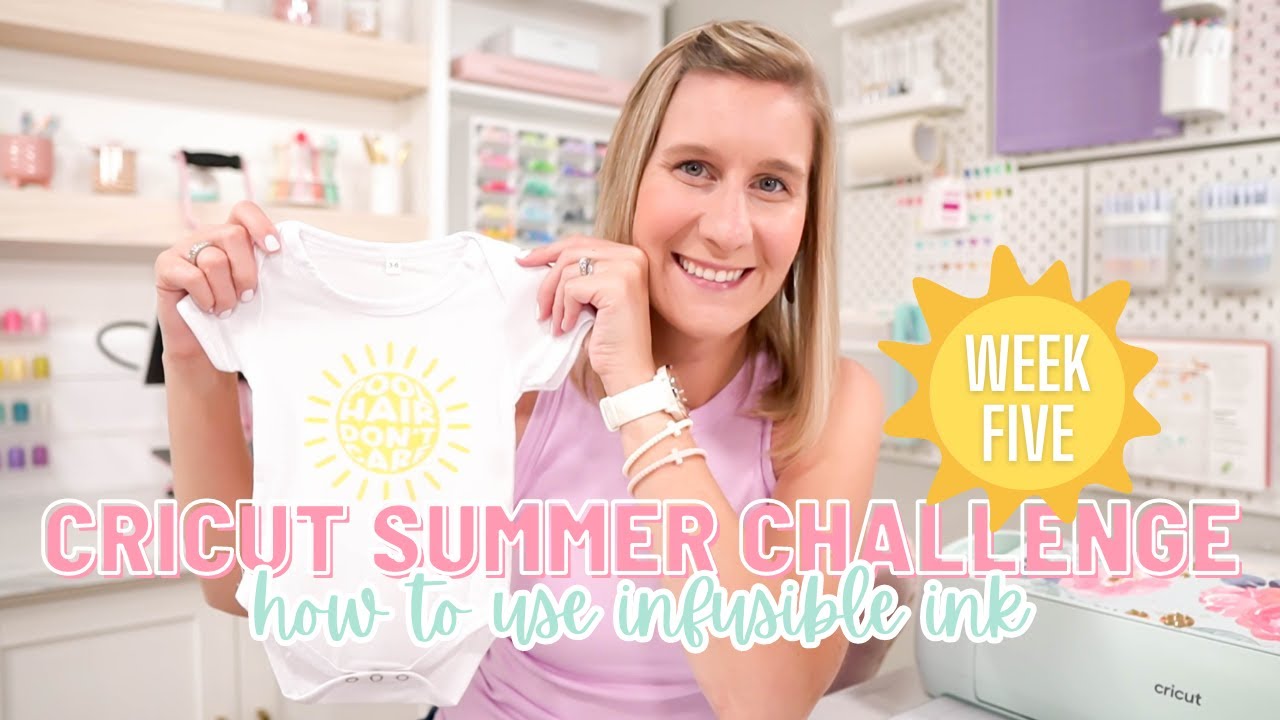 ☀️ How To Use Infusible Ink on a Shirt | Cricut Summer Challenge Week 5 with Bethadilly