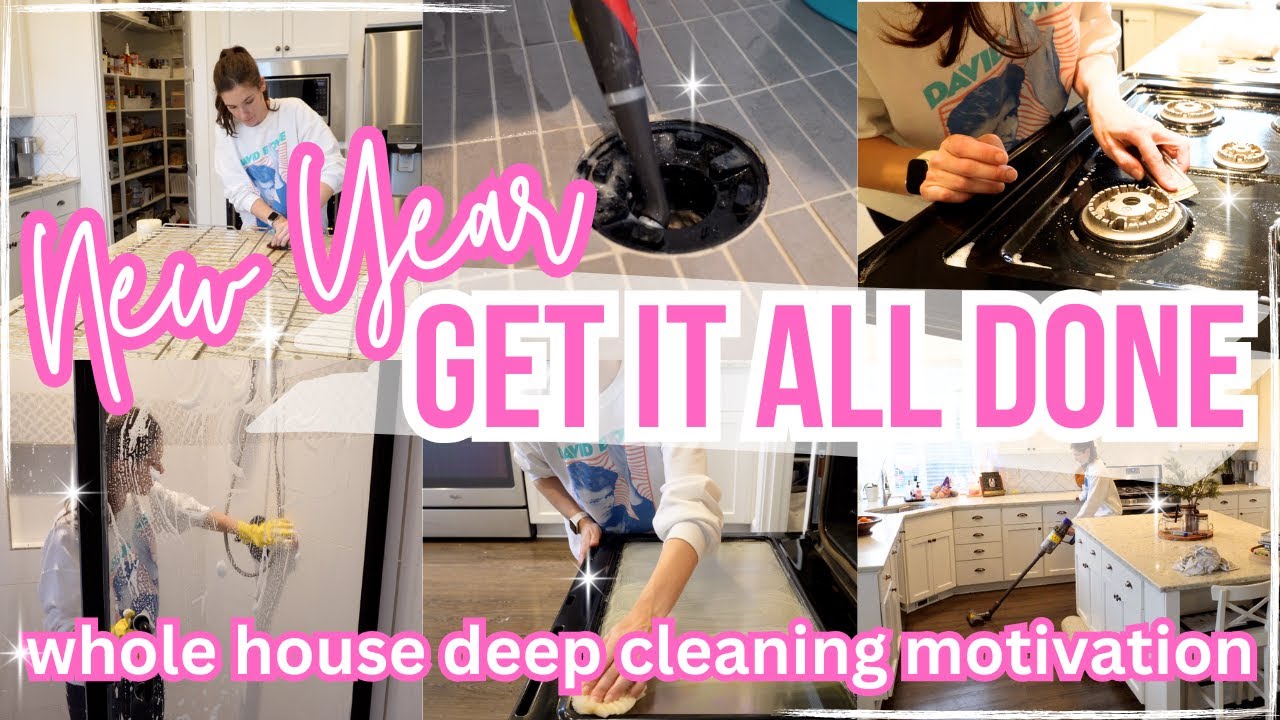2025 GET IT ALL DONE! DEEP CLEANING FOR THE NEW YEAR 2025! NEW YEAR WHOLE HOUSE DEEP CLEANING!